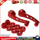 2pcs Aluminum Alloy Car Window Handle Winder Riser Replacement(Red) Newly