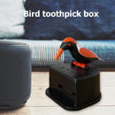 Cute Toothpick Box Automatic Toothpick Holder Home Decor Ornament (Orange) Newly