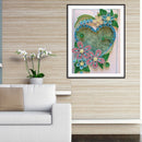 5D DIY Flower Heart Part Special Drill Diamond Painting Artwork Handicraft