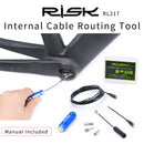 RISK Magnetic Internal Cable Routing Tool for Bike Frame Hydraulic Wire Shifter