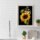 Handmade Flowers Landscape 5D DIY Full Round Drill Drawing Kit Diamond Painti