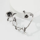 Personality Simplicity Ear studs Ear Bone Clip Rose flower Earring Ear studs