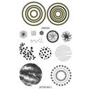 Paper Cut Card DIY Transparent Silicone Circle Flower Seal Embossing Album Tool