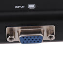 1pc 1 to 2 250MHz HD VGA UHD Signal Splitter Video Duplicator Amplifier