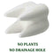 Tooth Shaped Ceramic Flower Pot Planter Plant Holder 7Y6R Succulen Flower Y0N9