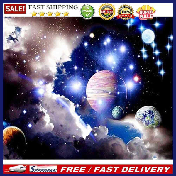 5D Diamond Painting DIY Cosmic Galaxy Full Round Diamond Mosaic Art