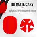 Fishing Rod Stop Egg Shape Rubber Protection Fixed Fishing Tackle (Red) Newly