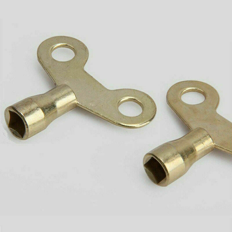 Winged Brassed Radiator Bleed Valve Key Heating Air T4F4 6 U8B4 Square U7D9