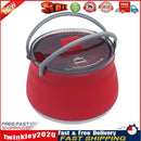Silicone Folding Kettle Portable Tea Cooker Mini Boiling Water Pot (Red) Newly