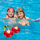 Swimming Pool Inflatable Drink Mug Stand Swimmer Coasters Kids B
