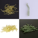 30pcs Outdoor Carp Fishing Safety Lead Clips &Pins Rubber Tail 23mm l Tube hot.