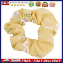 Flower Printed Hair Rubber Band Women Girls Sweet Hair Rope Ties Ponytail Holder