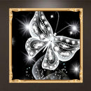 Rhinestones Butterfly Painting 5D Diamond Embroidery DIY Cross Stitch Kit Newly