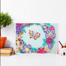 5D Diamond Painting Kit Quilling Flowers Partial Special Shape Crystal Drill