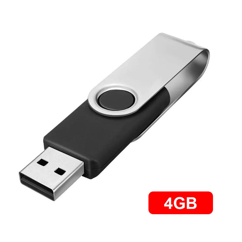 CW10001 Candy USB Flash Drive High Speed USB 2.0 Thumb Drive (4GB Black)