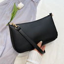 Fashion Women PU Shoulder Underarm Bag Casual Solid Color Small Purse Handbags