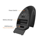 Wireless Vertical Gaming Mouse 4 Gears 1600 DPI Optical Mice for Desktop Laptop