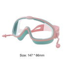 2PcsChildren Swimming Goggles w/ Earbuds Anti Fog Swimming Glasses