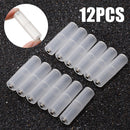 12/lots AAA to AA Size Cell Battery Case Switcher Translucent  Storage Holder