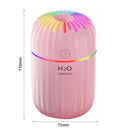 300ml Electric Air Humidifier Aroma Oil Diffuser Mini Mist Sprayer (Pink)