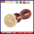 Retro DIY Seal Stamp Scrapbooking Envelope Decor Plant Flower Sealing Wax Sta