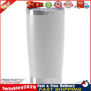 Thermal Car Mug Cup Stainless Coffee Vacuum Insulated Water Bottle (White) Newly