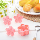 1Set Sakura Cookie Molds 4x Different Cherry Blossom Stamps+1x Stamping Cutters