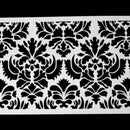Lace Flower Border Fondant Cake Stencil Baking Tool Decor Damask Mould P0K7