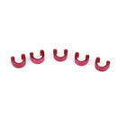 10pcs Bike Bicycle C-Clips Buckle Hose Brake Gear Cable Housing Guide(Red) Newly