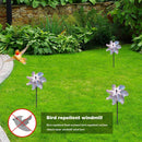 4 Pcs Bird Repellent Windmill Garden Bird Repeller Pinwheels Lawn Decor