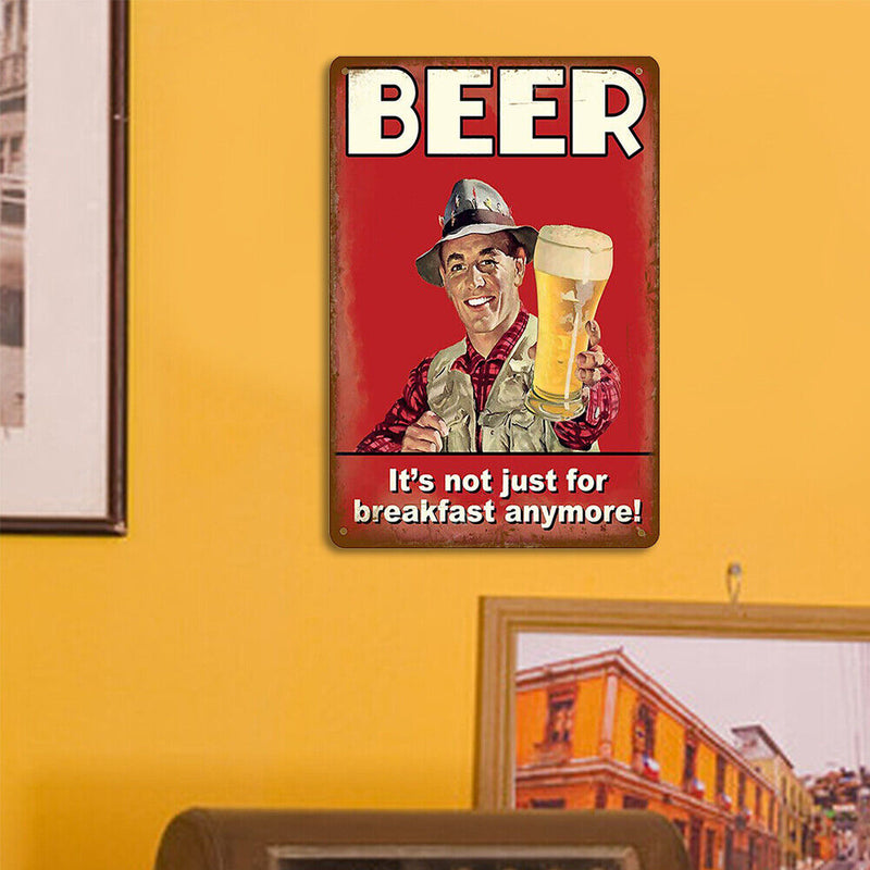 Retro Beer Metal Tin Signs Home Wall Decor Poster Nostalgia Plates Craft Plate