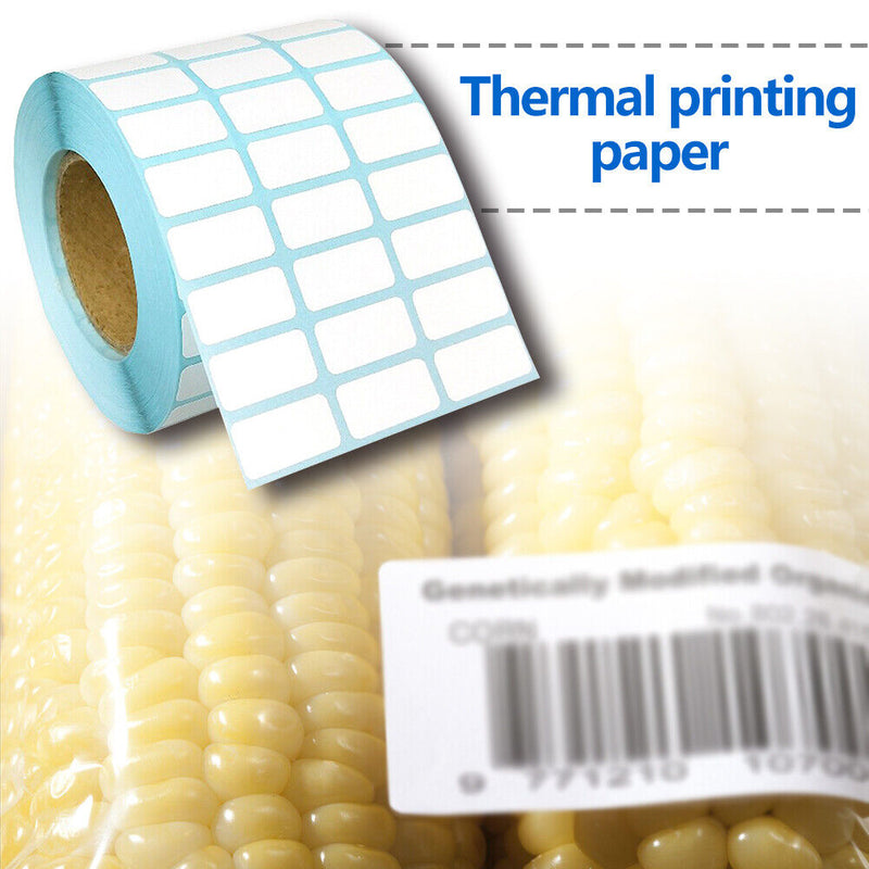 Waterproof Adhesive Thermal Paper Label Blank Print Stickers (5000pcs/Roll)