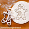 Vitruvian Happy Zombie Cookie Embosser Mold Biscuit Mold Halloween Christmas