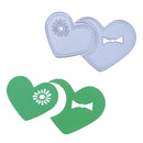ET430 Heart Center DIY Cutting Dies Metal Stencils Scrapbook Craft
