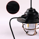 Retro LED Lanterns Hanging Emergency Outdoor Tent Camping Light (Black)