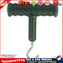 T Shape Stainless Steel Plastic Knot Puller Rig Making Tackle (Army Green) Newly