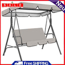 2pcs Patio Swing Seat Cover + Top Cover Waterproof Camp Hammock Chair Canopy Cover