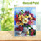 5D DIY Special Shaped Diamond Painting Flower Cross Stitch Mosaic Craft Kit