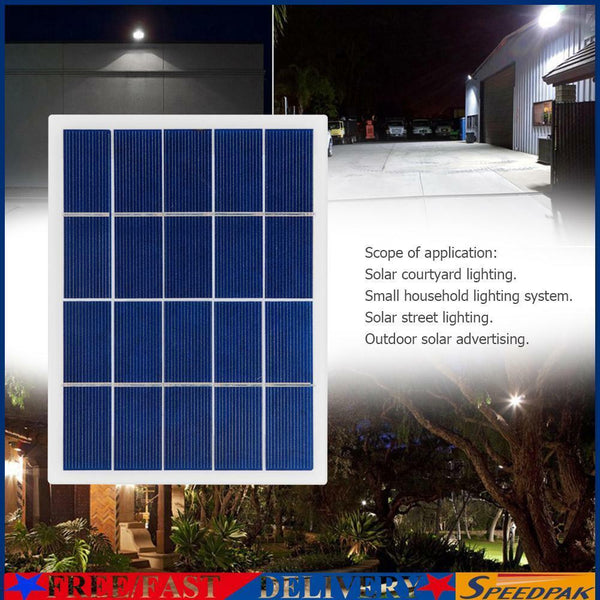 3W 5V Solar Panel Polycrystalline Silicon Solar Battery Charger 170x130mm #F