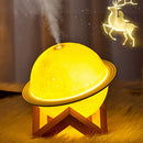 8W USB Planet Air Humidifier Moisturizer Ultrasonic Air Diffuser w/LED Lamp