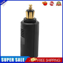 12V European Plug Motorcycle DIN Socket Cigarette Lighter Adapter Black