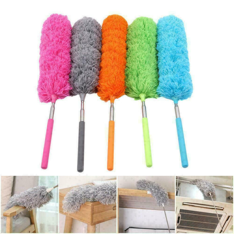Small Microfibre Duster Cleaning Telescopic Handle Brush NICE Feather Z2M8