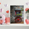 Frameless Oil Paint By Numbers DIY Window Flower Picture Craft Kit for Home