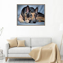 DIY Diamond Painting Dog Cross Stitch Rhinestone Embroidery Mosaic Kit