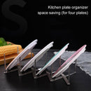 Steel Lid Rest Stand Retractable Pot Pan Cover Holder  Drain Shelf: