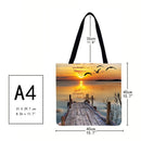 The Dragon Good Sunset Sunset Sunset, Printed Shoulder Bag, Shopping Bag f