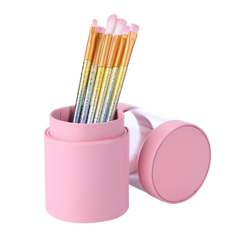 Visible Makeup Brush Holder Travel Cosmetic Pens Storage Organizer (Pink) Newly