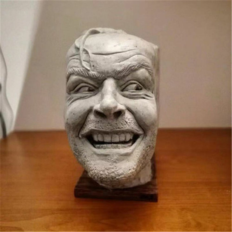 Desktop Crafts Here's Johnny! Sculpture decoration The Shining Bookshelf