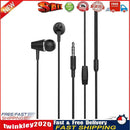 Hoco M34 Wired Earphone In Ear Headset Super Bass Headphone w/Mic (Black) Newly
