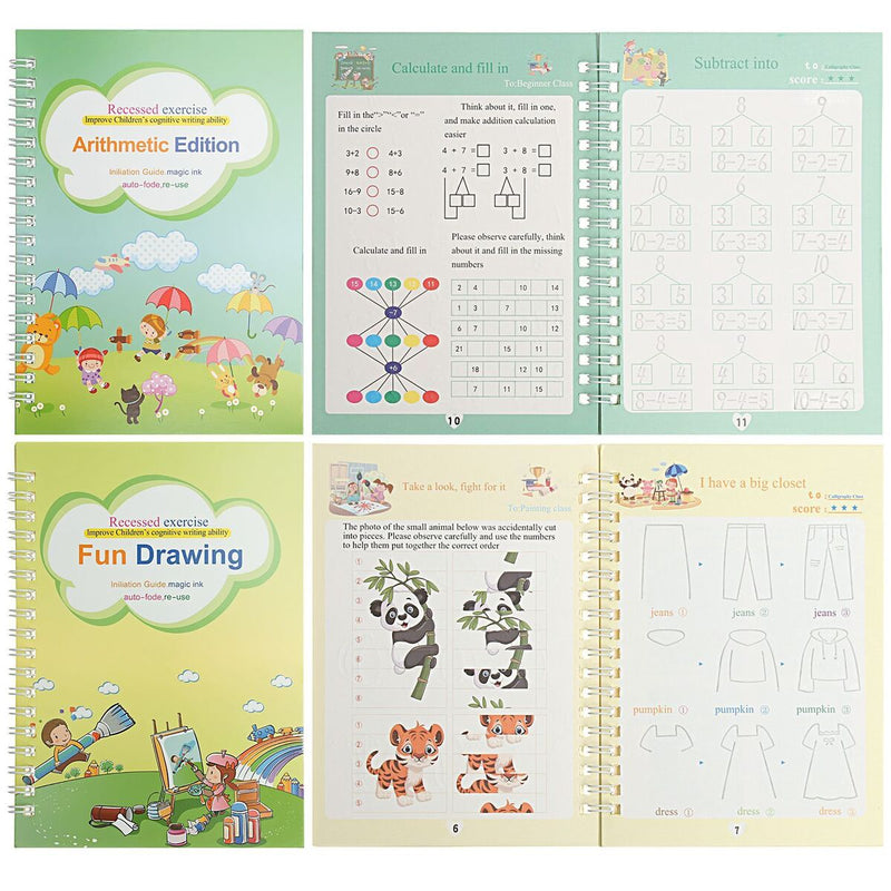 Drawing Calligraphy Writing Handwriting Magic Practice Copybook Groove Textbook